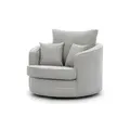 S-STYLE Drehsessel   ¦ grau ¦ Maße (cm): B: 107 H: 94