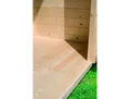 Gartenhaus-Fußboden, Holzwerkstoff, Beige, 246×186 cm, Für Karibu Bellantis/Stakkato