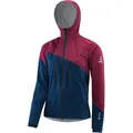 Löffler HOODED JACKET GTX ACTIVE - Damen Hardshell-/Regenjacke - Burgund/Blau Burgund/Blau 38 - 38