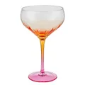 BUTLERS Cocktailglas 380 ml Glas DIVINE | Martini Glas für stilvolle Drinks | Sektkelch mit raffiniertem Farbverlauf | Bargeschirr für Cocktails & Aperitifs