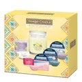 Yankee Candle WOW Signature Geschenkset | 1 Medium Jar, 1 Small Tumbler, 2 Mini Votives & 3 Wax Melts | Duftkerzen Geschenkset für Zuhause