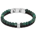 Fossil Armband JEWELRY JF04854040 Leder, Edelstahl 89206053