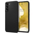 Spigen Liquid Air Hülle Kompatibel mit Samsung Galaxy S22 -Schwarz