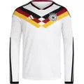 adidas DFB Deutschland Heimtrikot 2026 Weiß Langarm Herren Gr. L – WM Fantrikot - Weiß - L