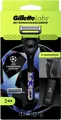 Gilette Labs Rasierer Champions League Edition mit Etui/Wandhalterung, 2 Klingen