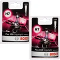 2x BOSCH PLUS +150% GIGALIGHT H7 GLÜHLAMPEN SATZ 12V 55W SCHEINWERFER AUTOLAMPE