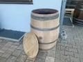 Regentonne Wasserfaß 235L Holzfaß Weinfaß Eichenfaß Regenfaß m.einfachem Deckel