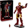 LEGO | Marvel Iron Man Mark 3 Sammleredition - Avengers Bauset für Erwachsene - Modellbau mit Minifigur, Ständer und Namensschild - Kreatives Ges... - Bronze