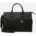 L.CREDI Handtasche Umhängetasche mit Laptopfach Ella Handle Bag Black schwarz - Schwarz