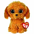 Ty Noodles Beanie Boos 6" | Beanie Baby Soft Plush Toy | Collectible Cuddly Stuffed Teddy, Gold/Orange