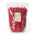 KoRo - Gefriergetrocknete Himbeeren 350 g - 100% Himbeeren ohne Zusätze - Hoher Ballaststoffgehalt - Fruchtig-aromatisch - Als Topping für Müsli, Pralinen oder als Snack für zwischendurch