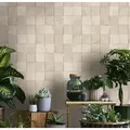 Fototapete MARBURG "Tile", beige (mandelweiß), B:0,53m L:10,05m, Vlies, Tapeten, moderne Tapete für Wohnzimmer Schlafzimmer Küche