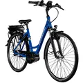 ZÜNDAPP X200 E Bike 28 Zoll Damen 155-180 cm Elektrofahrrad mit Bosch Fahrrad Mittelmotor und 7 Gang Nabenschaltung Rücktritt eBike tiefer Einstieg 400 Wh Akku (51 cm, blau)