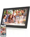 Denver PFF-1503BMK2 Digitaler Wi-Fi Bilderrahmen – 15,6 Zoll Full HD IPS Touchscreen, Integrierte FRAMEO Software, Drahtloses Teilen, Automatische Nachtabschaltung, Schwarz