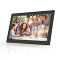 DENVER PFF-1503B Digitaler Bilderrahmen 15 Zoll WLAN App Micro SD Karte schwarz