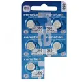 5x Renata SR42 SR1136W 350 Silberoxid Batterie 1,55 V