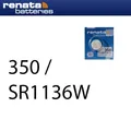 1 x Renata 350 Uhrenbatterien 1,55 V SR42  SR1136W 105mAh Knopfzelle