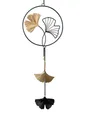 formano Dekohänger Deko Fensterhänger Girlande Gingko 60 cm Metall Mobile, Herz