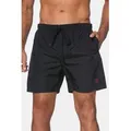 JP1880 Badehose Badeshorts Beachwear Elastikbund schwarz 5XL
