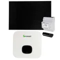 Growatt 4kWp Glas 0% MwSt §12 III UstG Glas PV-Anlage ohne Speicher mit MIN4200TL-XH