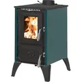 EEK A - Kaminofen mit Herdplatte 806 IGLO grün - 10,6kW