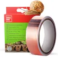 SWISSINNO Kupferband gegen Schnecken – Selbstklebendes Kupferfolienband für Pflanzenschutz im Garten – 5 m x 3 cm wetterfest und langlebig