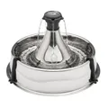 PetSafe Drinkwell Edelstahl Multi-Pet Trinkbrunnen - Zweifache Filtration - Entfernt Haare & Gerüche - Kratzfest & Rostfrei - Für mehrere Haustiere - Einstellbarer Wasserfluss - 3,8 Liter Kapazität