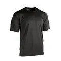 Mil-Tec Tactical Quick Dry T‑Shirt Herren • Taktisches Kurzarm-Shirt • Atmungsaktives & schnelltrocknendes Basic T-Shirt • Ideal als Sportshirt, Wandershirt, Arbeitsshirt • Schwarz, 3XL