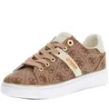 GUESS Britz FLFBTZFAL12BEIGE, Damen Sneakers - 38 EU