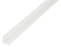 ALBERTS Winkelprofil PVC-U weiß 1000x10x10 mm Materialstärke 1 mm L-Profil