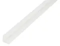 Alberts Winkelprofil L-Profil Winkelleiste Kunststoff, weiß 1000 x 10 x 10 mm