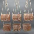 Salzleckstein 6x  2-3kg  Pferd Leckstein Kordel Natursalz Mineralstein Himalaya