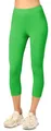Merry Style Damen 3/4 Leggings Capri Leggings Damen Capri Sportleggings MS10-199 (Grün,S)