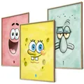 SpongeBob Faces Poster Set – Kinderzimmer Wanddeko – Geschenkidee Kinder & Er...