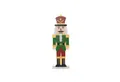 STAR TRADING LED Dekolicht Nutcracker, Bunter LED Nussknacker,Nutcracker' aus Holz, Batterien + Timer, warmw