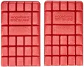 Engelbert Strauss KNIE SCHÜTZER aus Polyethylenschaum. 2er Set, Rot