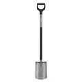 Fiskars Ergonomic Gärtnerspaten rund – Ergonomischer Spaten für Mutterboden & Pf