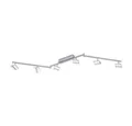 JUST LIGHT LED Deckenleuchte LED Deckenlampe LOLAsmart SABI RGB, Smart Home, CCT-Farbtemperaturregelung, RGB- Farbwechselfunktion, Dimmfunktion, Memoryfunktion, 6xLED-Board/4,50W/RGB, 2700-5000K, Warmweiß bis Kaltweiß, Farbwechselfunktion (RGB) Spotköpfe sind dreh- schwenkbar