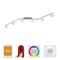 LED Deckenlampe dimmbar smarthome silber Fernbedienung RGB Farbwechsel warmweiß