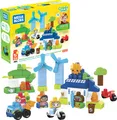 Mega Bloks Green Town Bau- und Lernspaß Eco Haus HCG36, Bauspielzeug für Kleinkinder