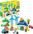 Mega Bloks - HCG36-9633 - Grüne Stadt - bauen & lernen - 92tlg. - ab 12 Monate