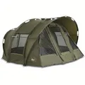 Lucx Karpfenzelt Bivvy 1, 2, 3 Mann Angelzelt Bivvy Leopard Carp Dome Camping