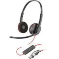POLY Blackwire C3220 Headset Schwarz On-ear kabelgebunden