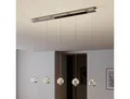 Glas Hängelampe Hayley Lucande, klar / transparent, für Wohn- / Esszimmer, Glas, Modern, Pendelleuchte