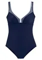 Lascana Damen Badeanzug mit Shaping-Einsatz vorn, absolut Trendiger Look