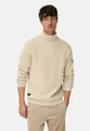 camel active Strickpullover mit Stehkragen Langarm Markenlabel
