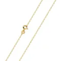 MATERIA Goldkette 333 Gold Damen Mädchen Ankerkette Halskette 45 50cm Made in Germany #K85, Länge Halskette:45 cm