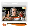 Lieblingsköder Kunstköder 4 Lieblingsköder Gummifische zum Zanderangeln mit Gummifisch 12,5 cm, (1-St)