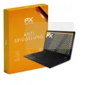atFoliX 2x Panzerfolie für Lenovo ThinkPad T15 Gen 2 Schutzfolie matt&stoßfest