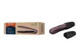 Mini Haarglätter kabellos violett Keramik 3 Stufen 160-200°C USB Akku